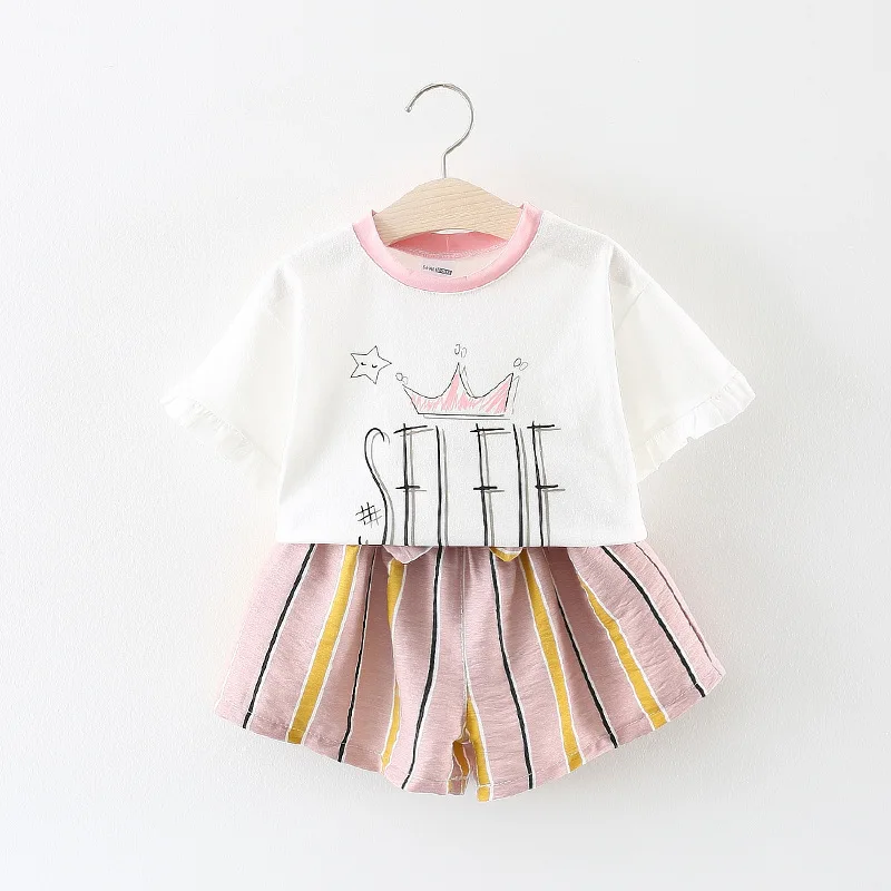 Jargazol одежда для маленьких девочек милые дети Костюмы 2018 vetement enfant fille мультфильм
