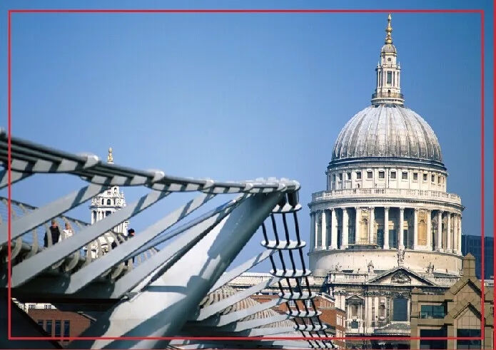 SOUVEMAG Millennium Bridge и Собор св. Павла Лондонский дорожный холодильник магниты 20567