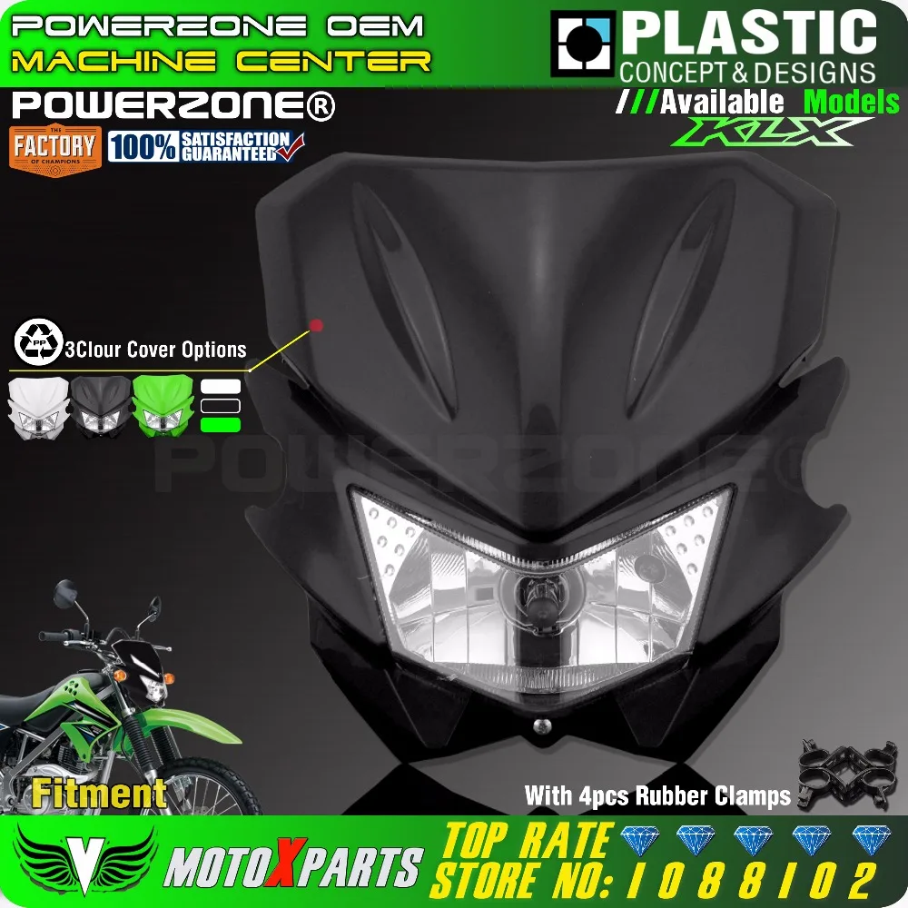 Фара мотоциклетная универсальная для kawasaki KLX110 125 150 250 XT 660R 660X WR 250F 250R 450F 250X |