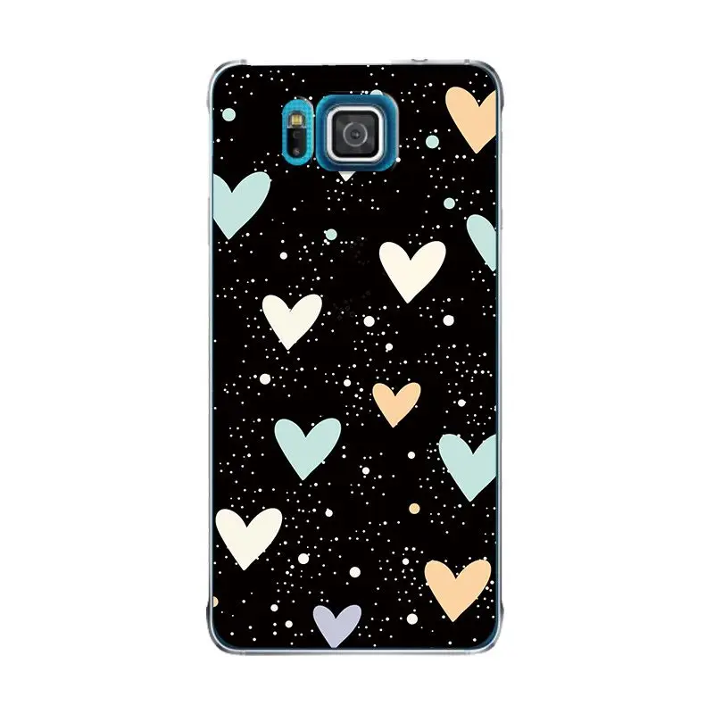 W84 Чехлы с сердечками для SM-G3508F, чехлы для samsung Galaxy Alpha G850 G8508 G8509V G850F G8508S, чехлы для телефонов - Цвет: W84
