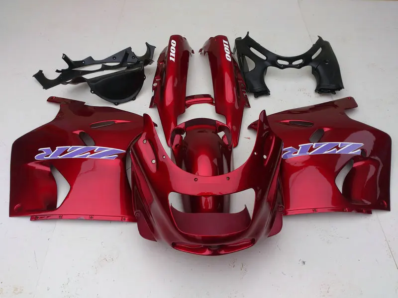 Комплект обтекателей на заказ для KAWASAKI Ninja ZZR1100 93 99 01 02 03 ZX11 1993 2001 2003 ABS популярный