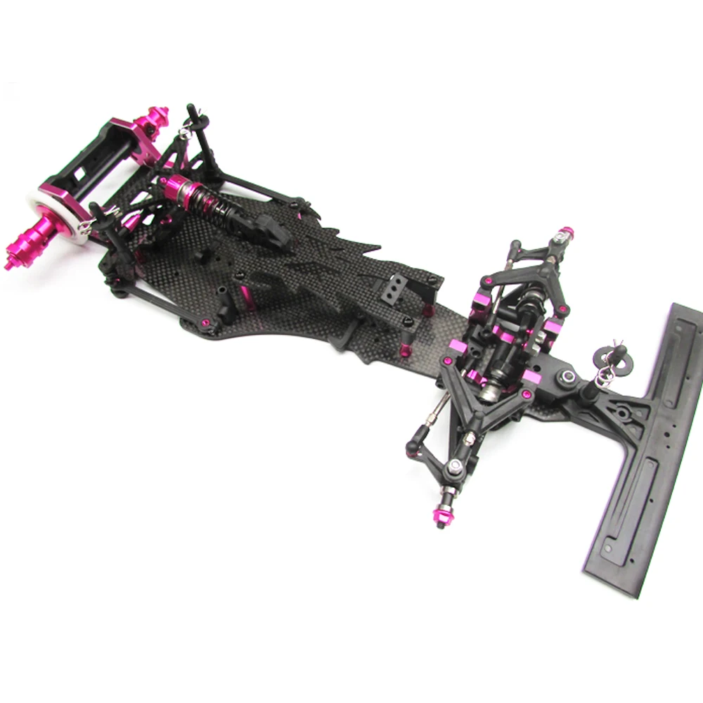 CN CR-F113P углеродного волокна 1/10 2WD Электрический F1 гоночный Мощность на дороге машинка с дистанционным управлением рамка Шасси Корпус Запчасти без Электрический Запчасти