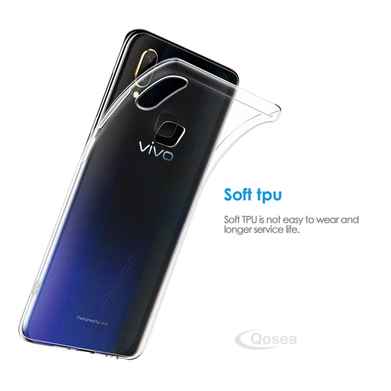 Qosea защитный чехол для телефона Крышка Vivo Y95 Бесплатная доставка Ультра-тонкий