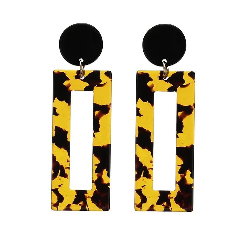 Модные трендовые украшения 2018 простые дизайнерские геометрические серьги