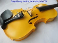 nice yellow colors electric acoustic violin 44 7974