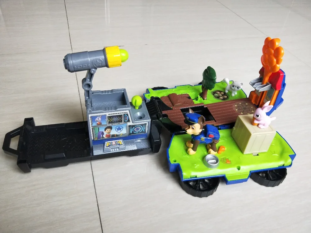Горячая Подлинная Paw Patrol chase marshall's ride n rescue/Автомобильная фигурка оригинальная коробка