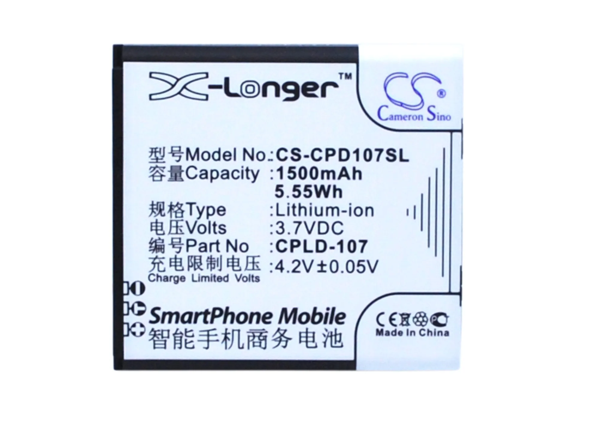 Аккумулятор Cameron Sino 1500 мАч для Coolpad 5108 5109 5211 |Аккумуляторы мобильных телефонов| |