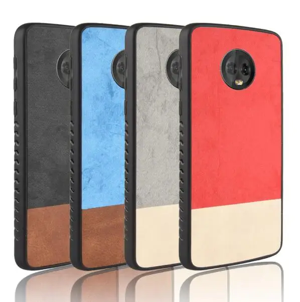 Водонепроницаемый чехол для Motorola G6 Plus тонкий жесткий с рисунком MOTO + | Мобильные
