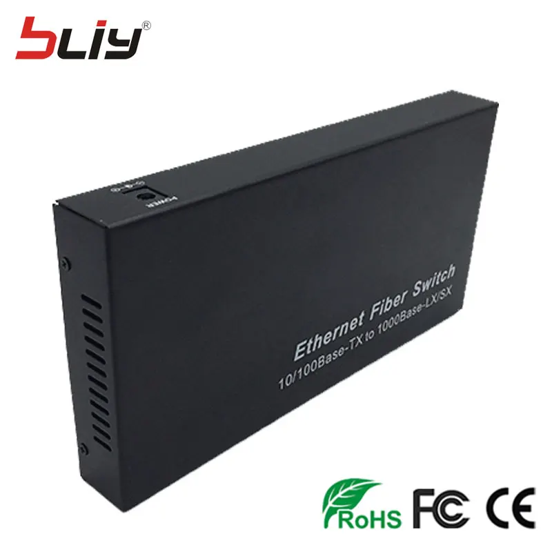 Волоконно-Оптических SFP media converter 8 10/100/1000 Base-TX 2 sfp слот волоконно-оптический