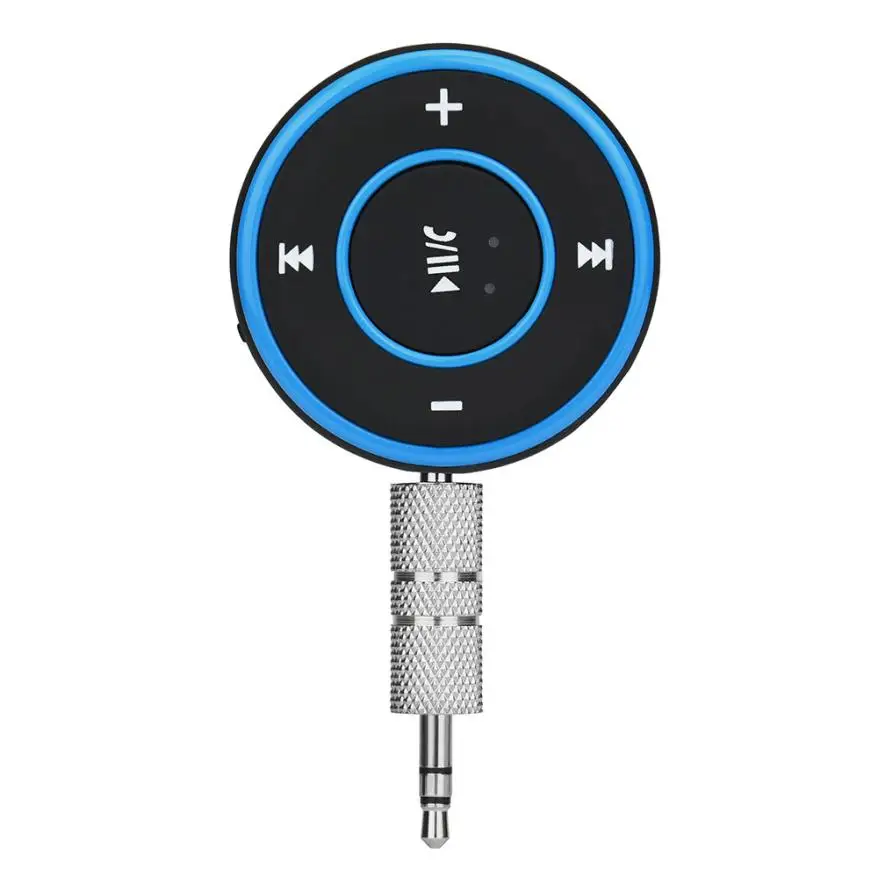 Беспроводной Bluetooth 3,5 мм круглый Аудио Стерео адаптер хорошее применение портативный автомобильный AUX домашний музыкальный приемник ключ Aug31