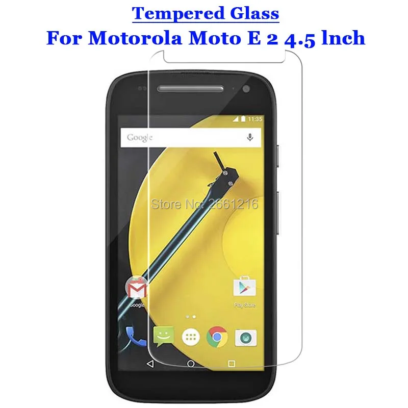 Для Moto E2 закаленное стекло 9H 2.5D Премиум Защитная пленка для экрана Motorola E 2 2nd Gen + 1