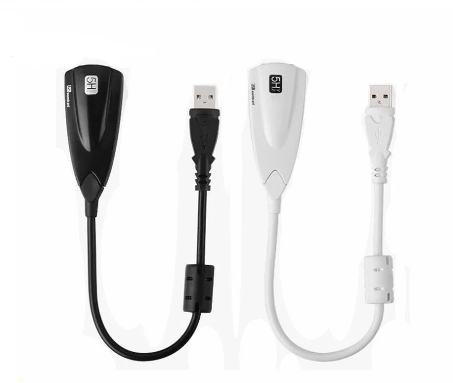 Quevinal 5HV2 внешняя звуковая карта USB с кабелем 7 1 канал 3D CH виртуальный Звуковая