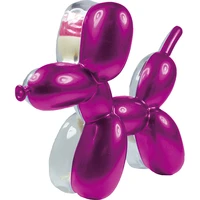 4d mini peach red balloon dog intelligence assembling toy assembling toy perspective anatomy model diy popular science applianc