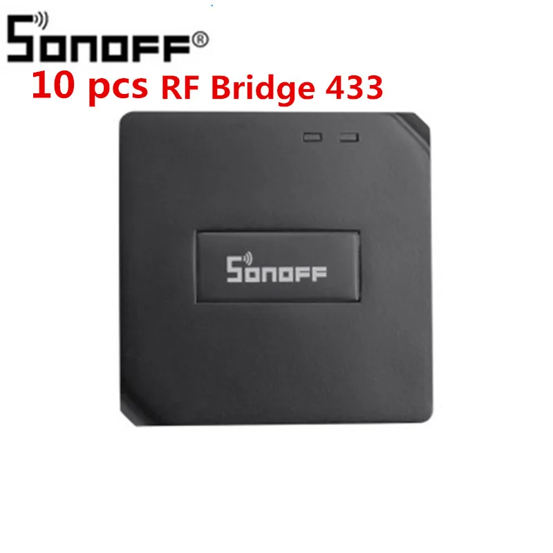 10 шт. сменный универсальный пульт дистанционного управления Sonoff RF Bridge 433 МГц|home