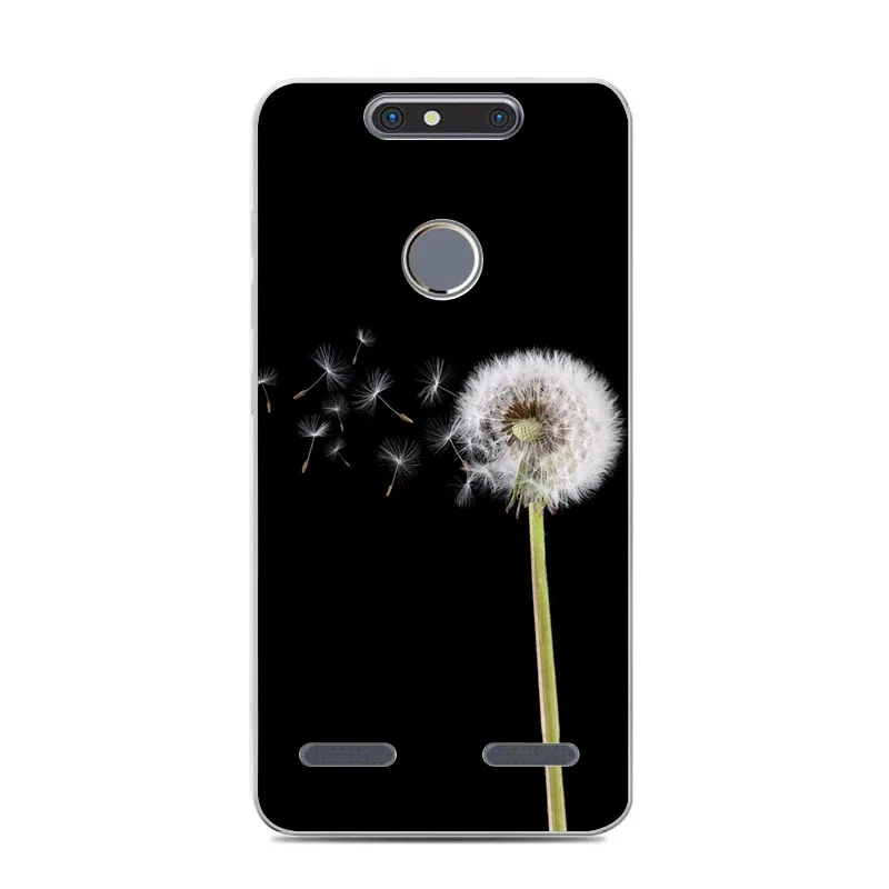 Zte Blade v8 mini Case силиконовый чехол-книжка с рисунком из мягкого ТПУ IMD задняя крышка