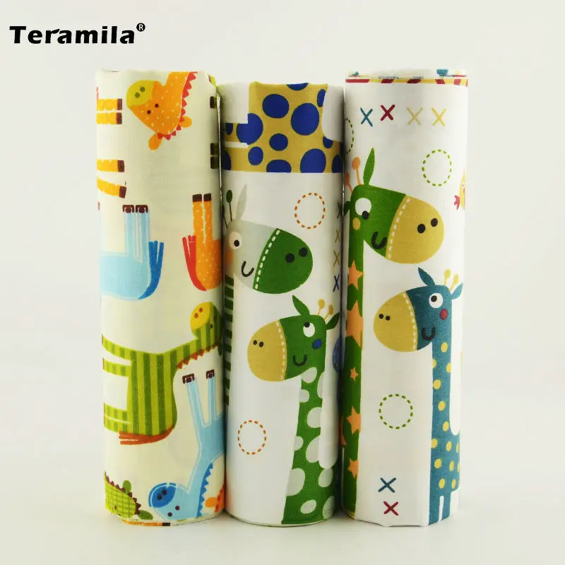 3 шт. хлопковая саржевая ткань 40 х50 см | Дом и сад