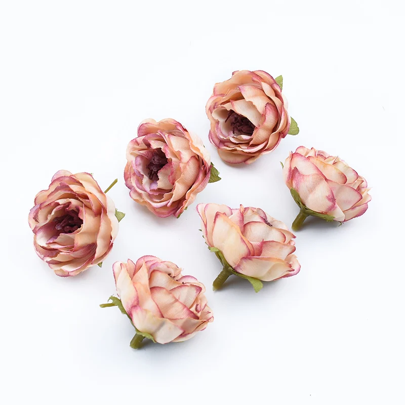 9 5pcs Autumn decoration diy christmas Garlands silk rose fake plants home wedding bridal accessories clearance artificial flowers - Цвет: 9