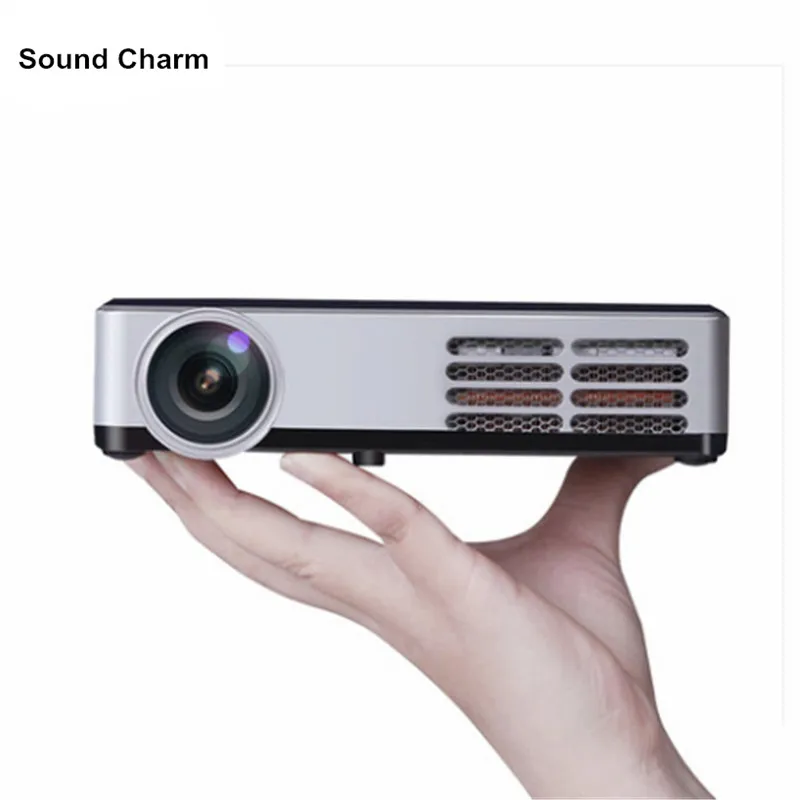 Мини HD 3D проектор Wi Fi Android 4 DLP 1080 P Цифровой домашний theather ТВ активный затвор proyector