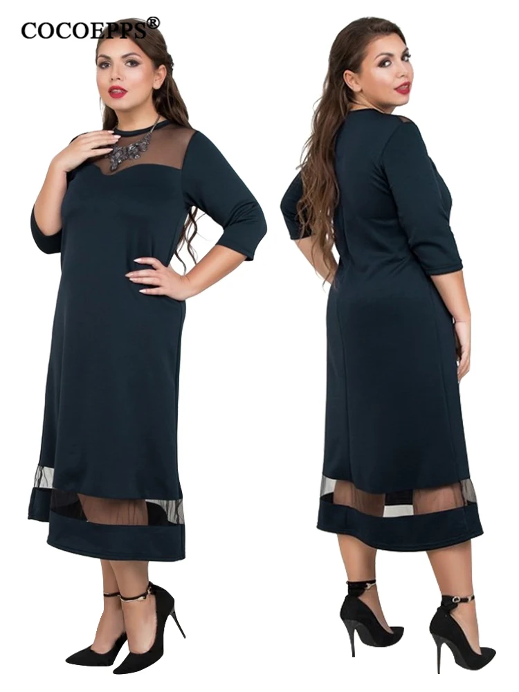 5xl 6xl размера плюс летнее платье элегантное сетчатое вечернее женское платье большого размера трапециевидное длинное платье большого размера одежда большого размера