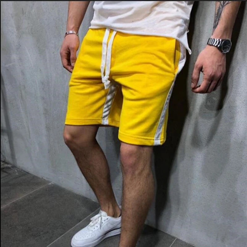 Летние Новые мужские спортивные шорты большого размера casual повседневные