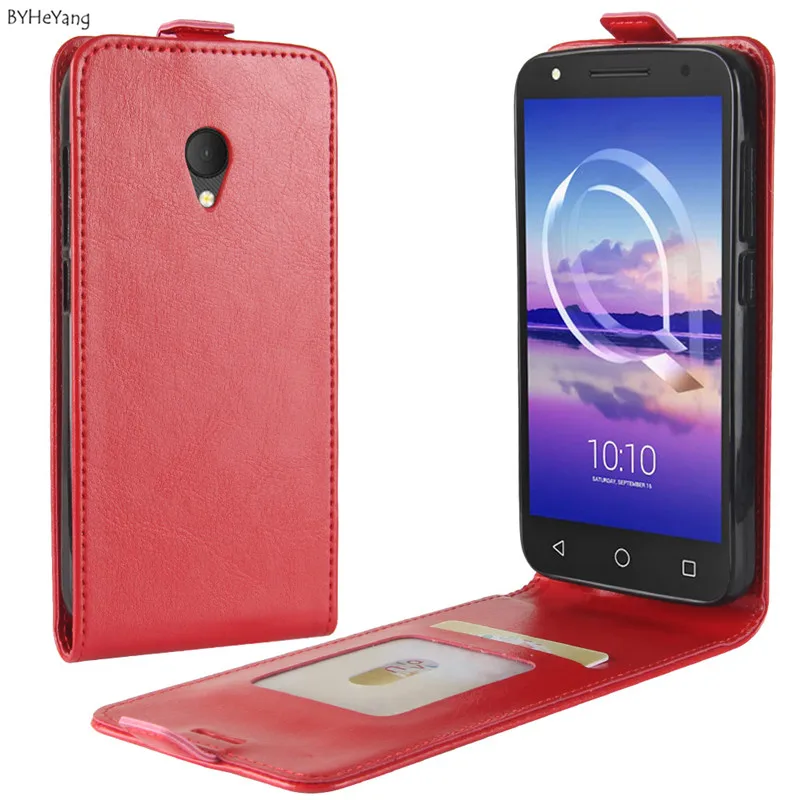 BYHeYang флип-чехол для Alcatel U5 4G 5044 5044D 5044Y 5 0 дюймов чехлы из искусственной кожи чехол