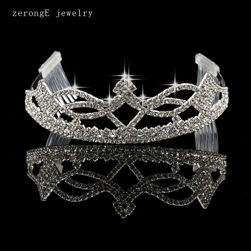 tiara same as pic Хрустальная Серебряная блестящая корона для балета, дешевая свадебная корона для невесты, украшение для волос, металлическая тиара - Окраска металла: tiara same as pic
