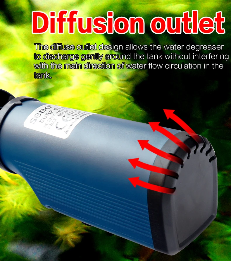 SOBO Fish Tank Degreaser Water Purifier For Removing Oil Film On Surface Of Aquarium Intelligent Biochemical Filtration | Дом и сад