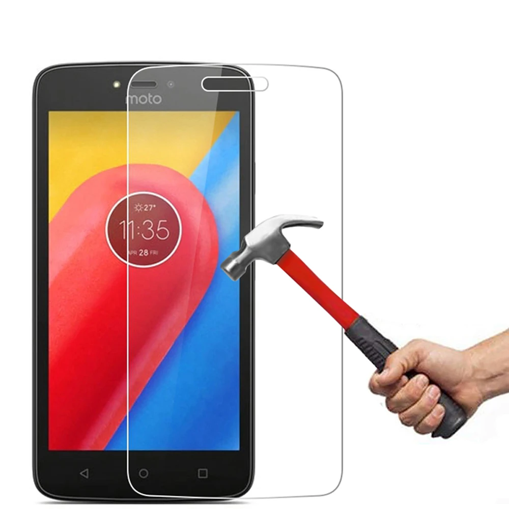 2 шт. 2.5D 0 26 мм Премиум HD Закаленное стекло Защитная пленка для Motorola Moto C Plus