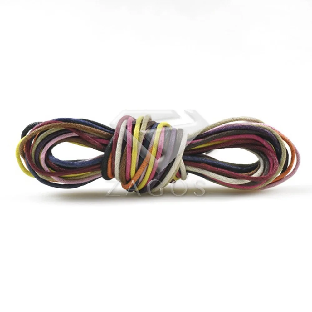 2mm 10/12m Waxed Cotton Cord Thread String Wire fit Beading Craft DIY Bracelet Necklaces Jewelry Findings TC0106 | Украшения и