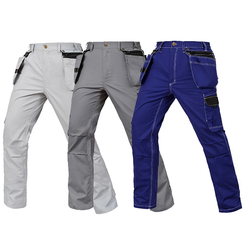 Рабочая брюки для девочек летние тонкие Стиль с несколькими карманами штаны