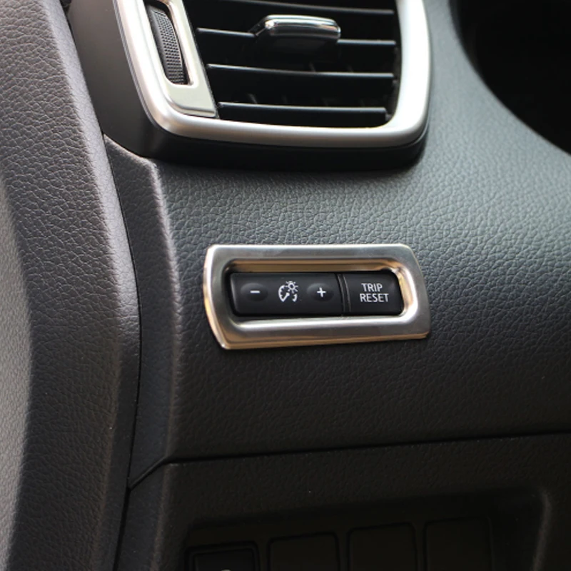 Одометр для приборной панели из нержавеющей стали с фольгой кнопка крышка