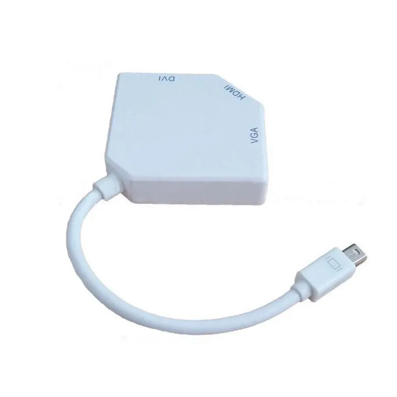 Кабель адаптера Thunderbolt Mini Displayport DP VGA/DVI/HDMI совместимый с Apple MacBook Air Pro VGA DVI|displayport dp to