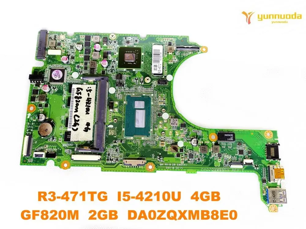 Оригинальный Для ACER R3-471TG Материнская плата ноутбука I5-4210U 4 Гб GF820M 2 DA0ZQXMB8E0