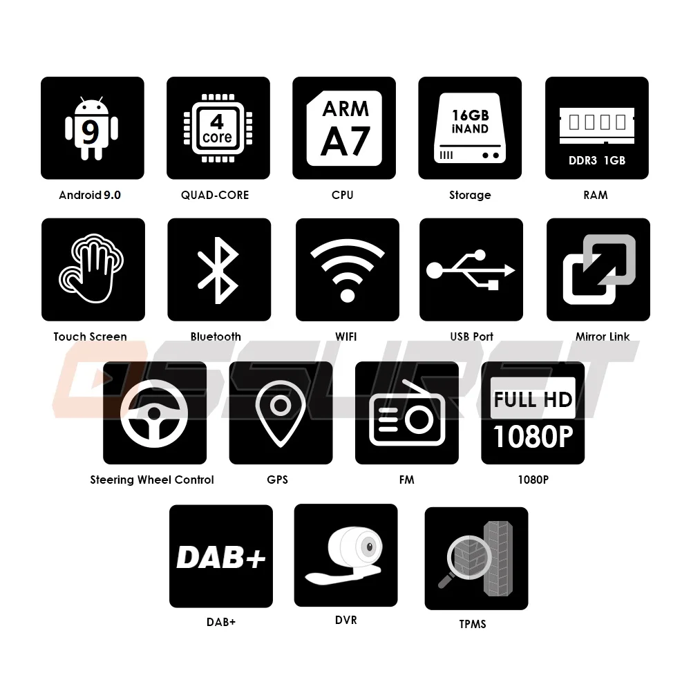 2 din 9 'ɺndroid 0 1G + 16G автомобильное радио стерео GPS Navi forVW Passat B6 CC Polo GOLF 5 6 Touran J etta