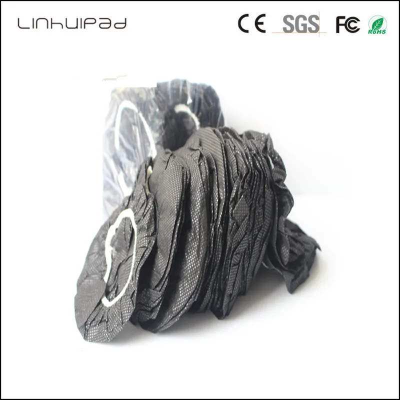 Linhuipad оптовая цена 12 13 см белые нетканые одноразовые гигиенические маски чехол