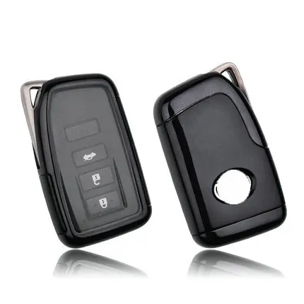 black PC+ TPU чехол для автомобильных ключей для Lexus NX GS RX IS ES GX LX RC 200 250 350 LS 450H 300H чехол для ключей аксессуары для ключей - Название цвета: black