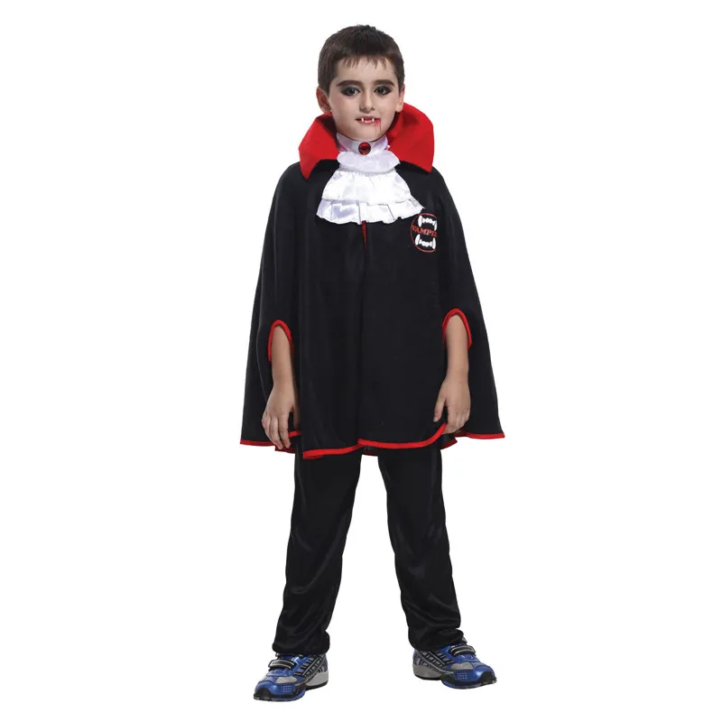 Дети младенец Начинающий ходить Малыш Маленький вампир костюм плащ для