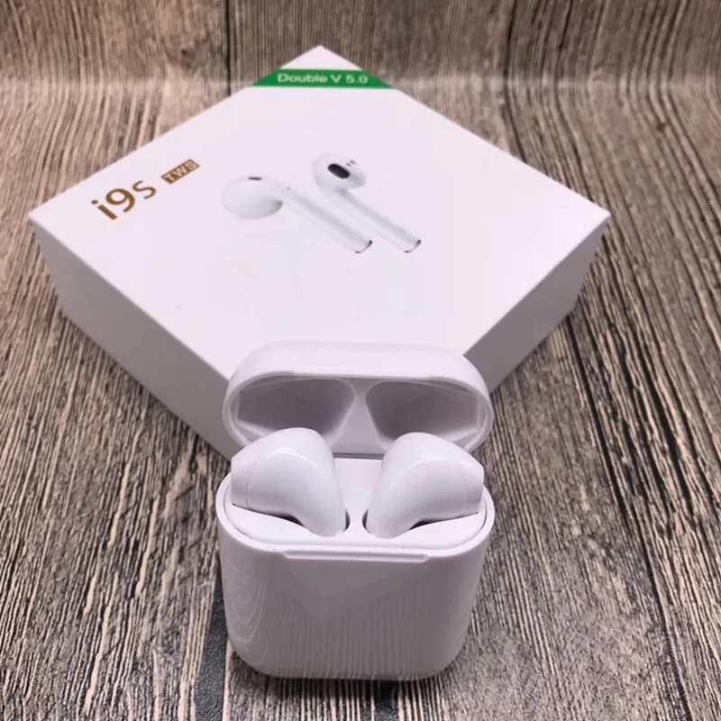 FMAN I9S наушники-вкладыши TWS с Беспроводной наушники Портативный 5,0 Мини Bluetooth наушники, вставляющиеся в уши, Беспроводной наушники с зарядный чехол