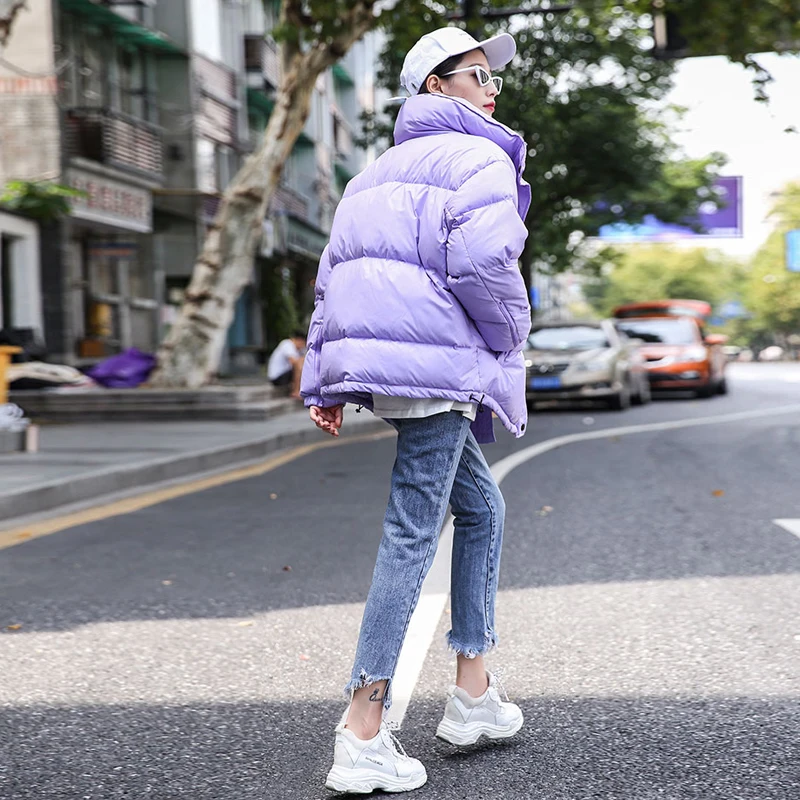 2018 New Winter Coat Women High Quality Parka Fashion Jacket Loose Thicken Bread Streetwear Windproof Outwears CO029 | Женская одежда