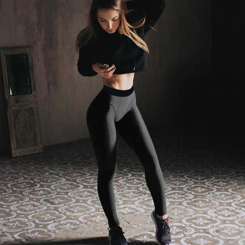 Женские леггинсы SOISOU 5 цветов с низкой талией пуш-апом для фитнеса S-3XL | Женская