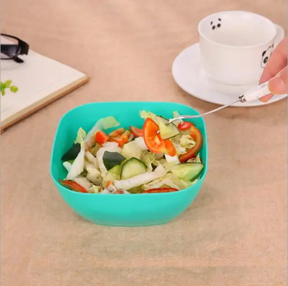 Креативная пластиковая квадратная Фруктовая тарелка Салатница семена дыни