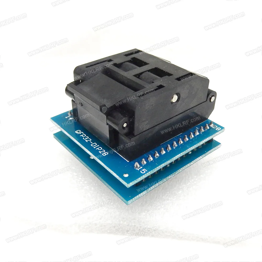 Чип программист разъем TQFP32 QFP32 LQFP32 к DIP28 адаптер разъем поддержка ATMEGA8 серии TL866A TL866CS программист