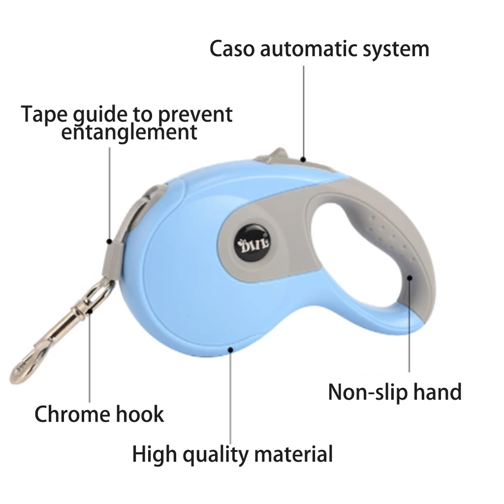 Прочный Автоматический поводок для собак Премиум класса выдвижная рулетка