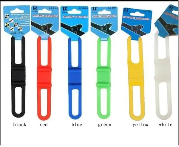 Велосипедный велосипед Силиконовый Эластичный Ремень повязка держатель для