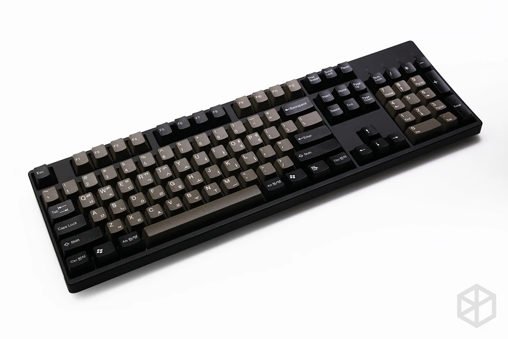 Taihao abs двойная съемка Корейская буква kr язык брелки для diy игровая механическая клавиатура цвет dolch серый