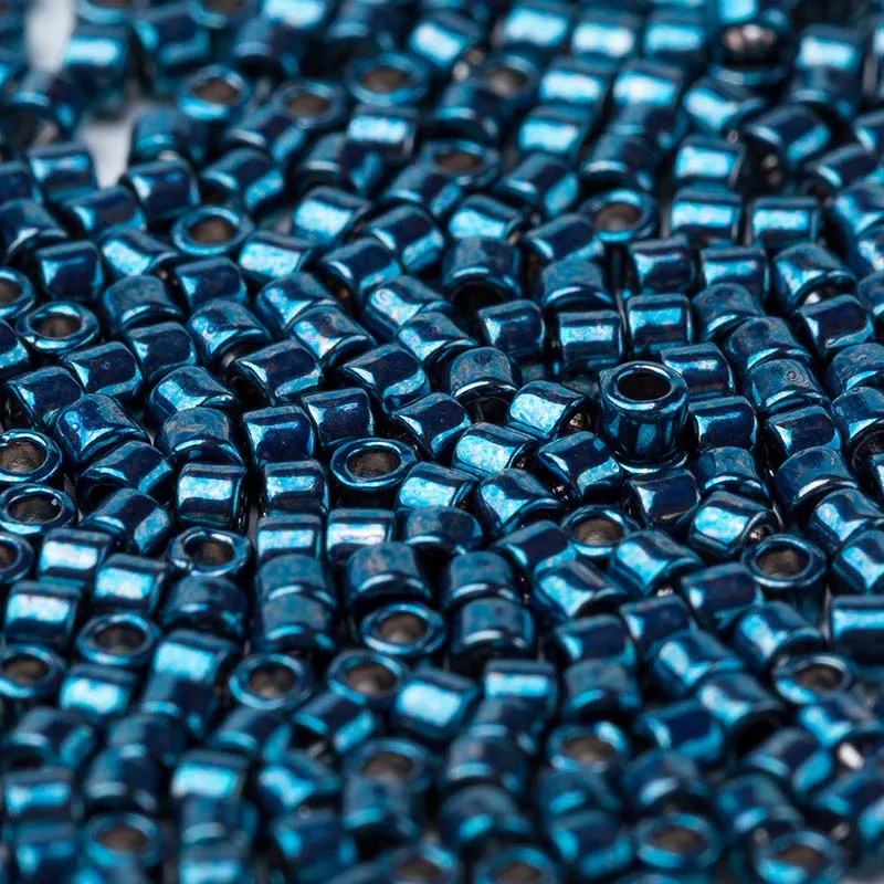 Тайдиан Boho DB1004 металлик темно сливы золотой блеск Miyuki Delica Seedbeads дизайн ногтей