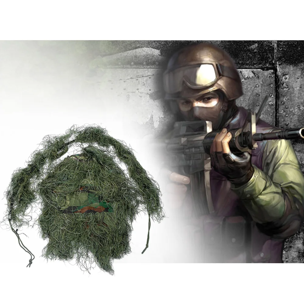 Охотничья травка тактическая камуфляжная кепка с капюшоном для охотничьего