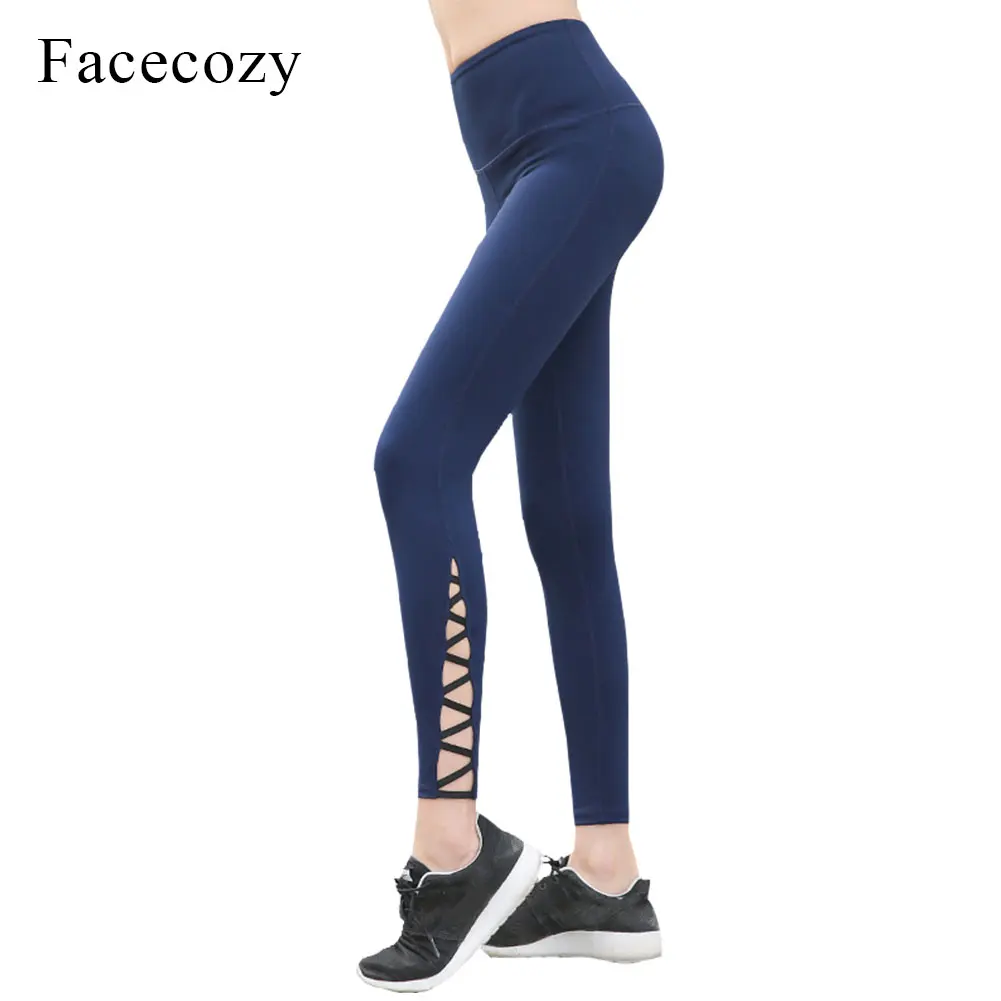 Facecozy женские летние компрессионные штаны для йоги эластичные дышащие леггинсы