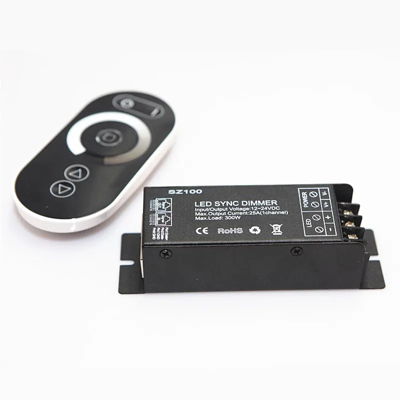 300 Вт RF LED сенсорный диммер 25A синхронизация SZ100 для перемешивания света DC12V 24V