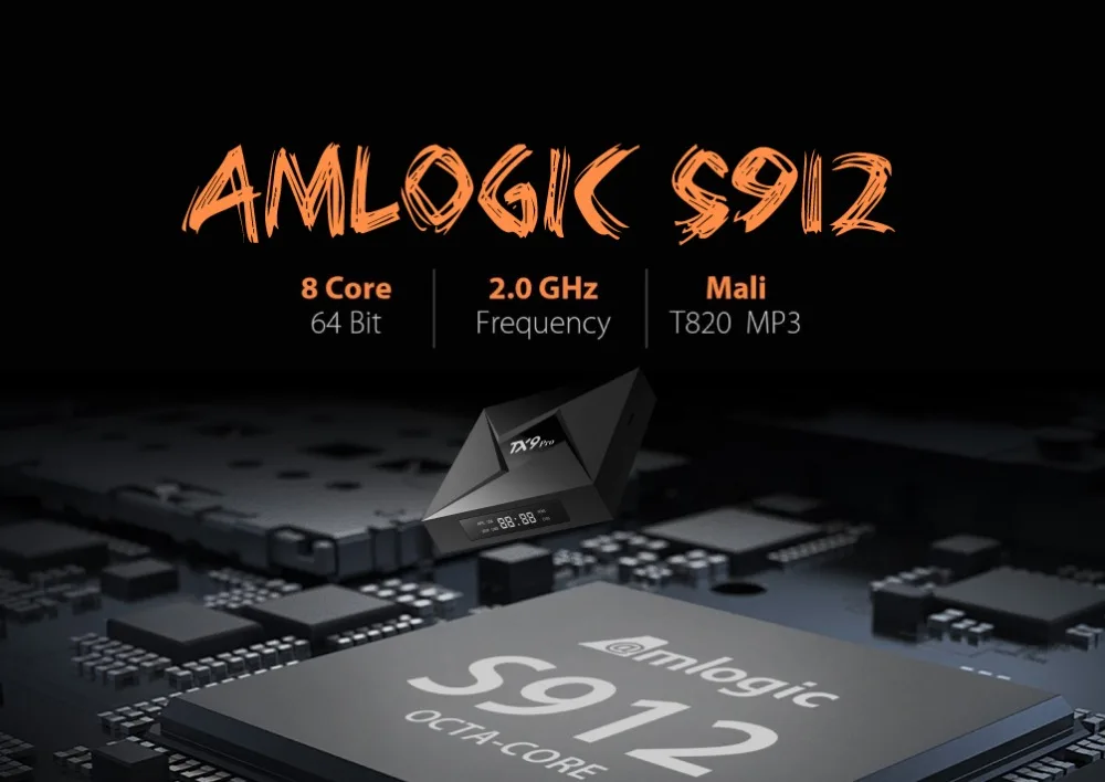 TX9 Pro 3g 32G Amlogic S912 vs tx92 Восьмиядерный процессор ТВ коробка Android 7,1 OS Bluetooth 4,1 h.265 2,4g/5,8g wifi 4k ОТТ ТВ коробка